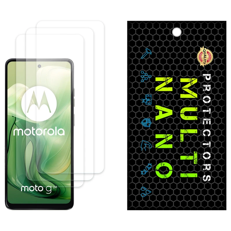  محافظ صفحه نمایش مولتی نانو مدل X-S3N مناسب برای گوشی موبایل موتورولا Moto G24 Power بسته سه عددی