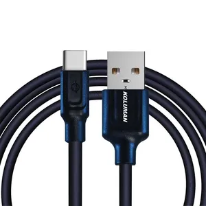کابل تبدیل USB به USB-C کلومن مدل DK - 35 طول 2 متر