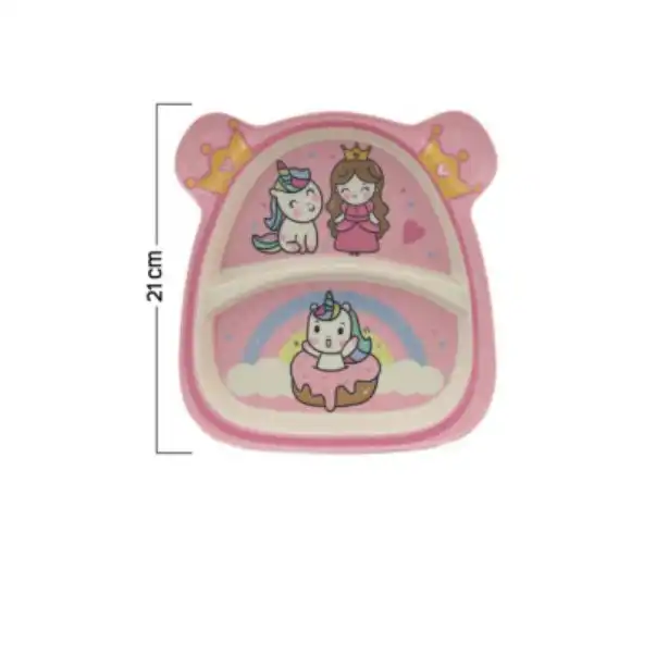 بشقاب کودک مدل Unicorn کد B102