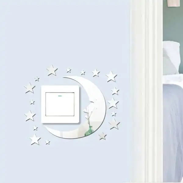 استیکر کلید و پریز آماتیس مدل ماه وستاره کد AM-M17