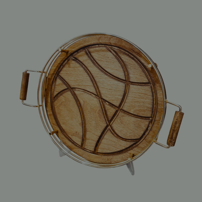 سینی طرح خط دار