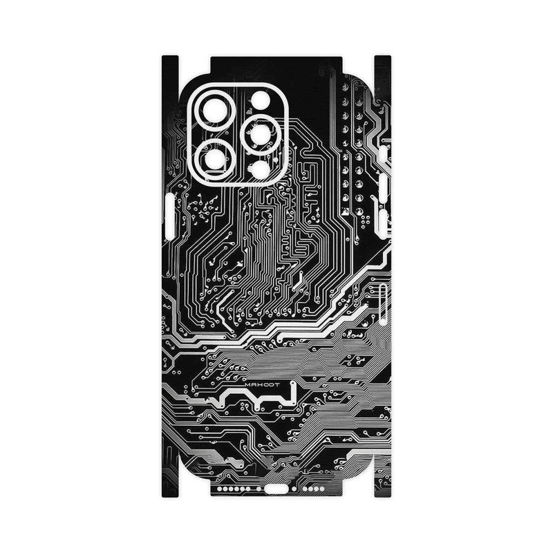 برچسب پوششی ماهوت مدل Black_Printed_Circuit_Board-FullSkin مناسب برای گوشی موبایل اپل iPhone 15 Pro Max