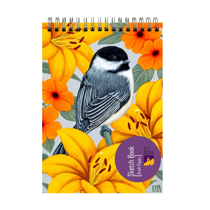 دفتر طراحی 80 برگ نشر رف مدل پرنده