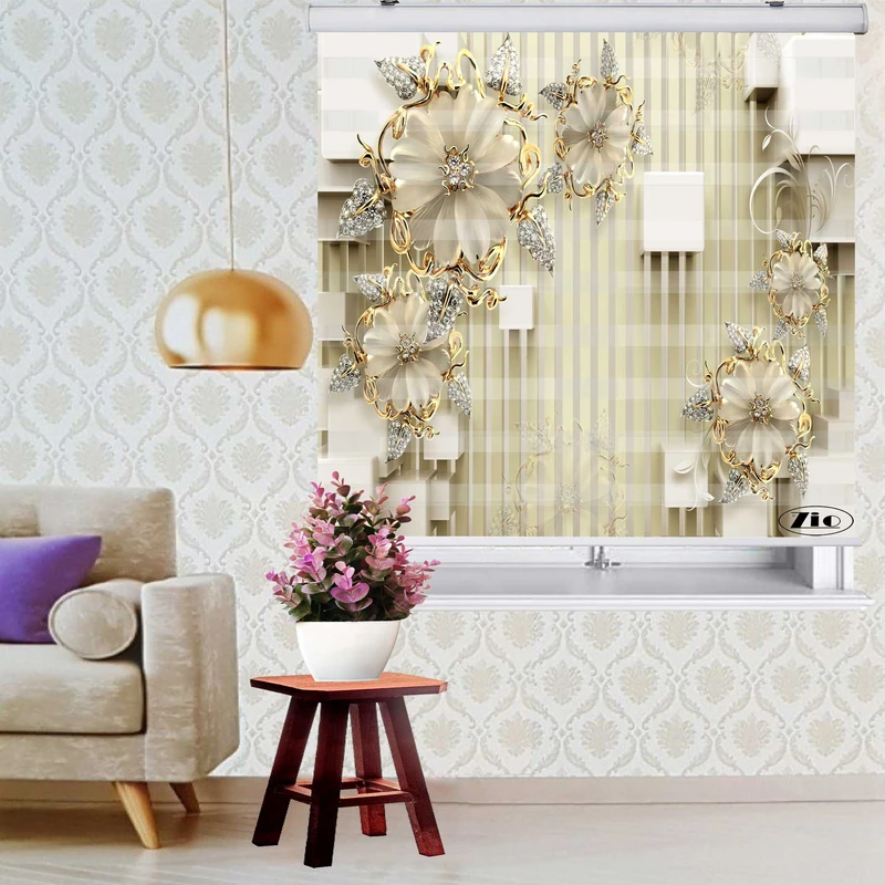 پرده زبرا زیو کد 3D1032 سایز 150x200 سانتی متر