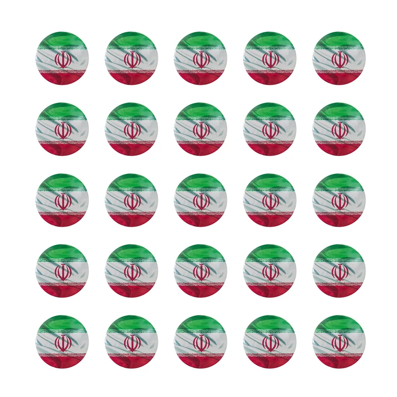 پیکسل طرح پرچم ایران بسته 25 عددی