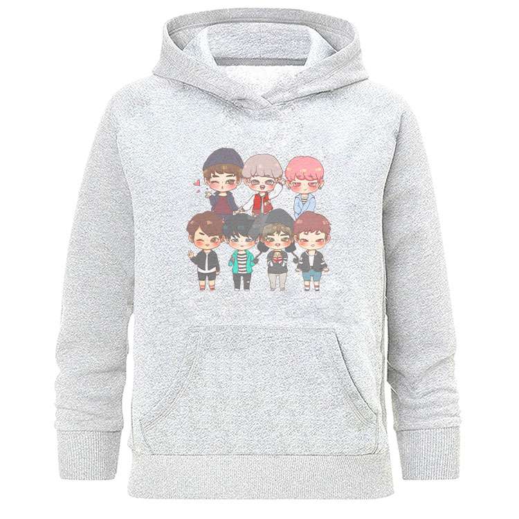 هودی زنانه طرح بی تی اس مدل Z750