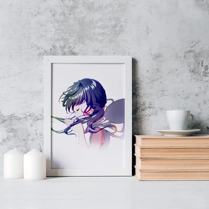 تابلو خندالو مدل هینا انیمه تغییر آب و هوا با تو کد 17649