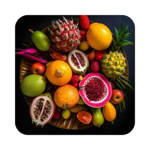 زیر لیوانی کاکتی طرح میوه مدل mp20675