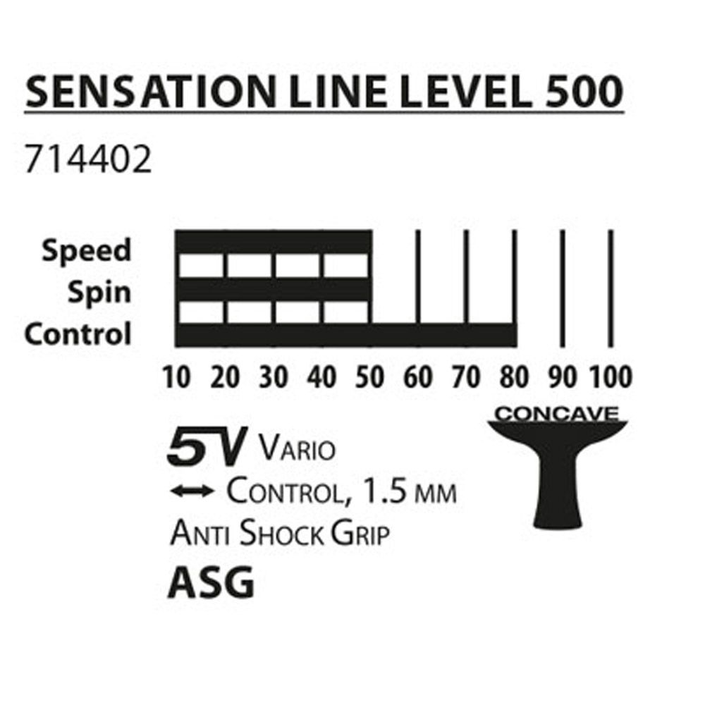 راکت پینگ پنگ دونیک مدلOLK Sensation Line 500 دسته FL -  - 4