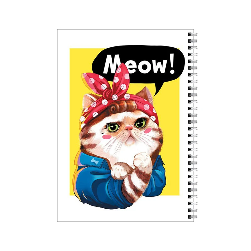 دفتر مشق 100 برگ بامبیلیپ طرح گربه قوی  کد 5081300