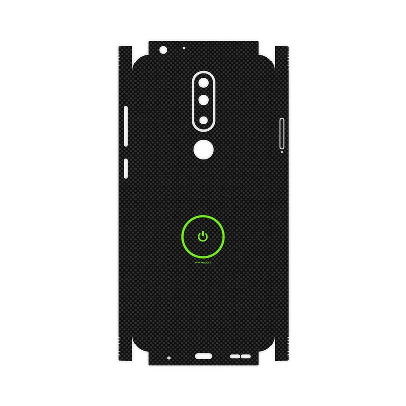 برچسب پوششی ماهوت مدل Minimal Power Button-FullSkin مناسب برای گوشی موبایل نوکیا 5.1 Plus