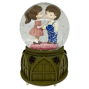 گوی موزیکال مدل پمپی Love طرح طاق عشق کد PA4106