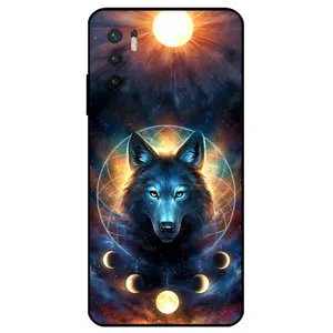 Megafone Wolf and Moon 8006 Cover For Xiaomi Redmi Note 10 5G / Poco M3 Pro	
