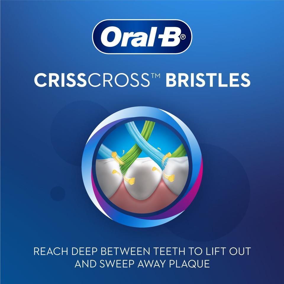 مسواک اورال-بی مدل  CRISSCROSS GUM CARE INDICATOR با برس متوسط بسته 4 عددی -  - 2