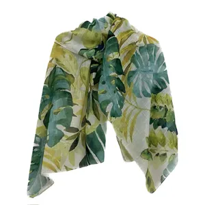 شال زنانه مدل نخی لینن هاوایی کد 8814