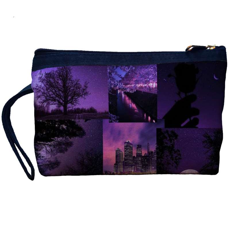 کیف لوازم آرایش زنانه آی تمر مدل منظره کد 300