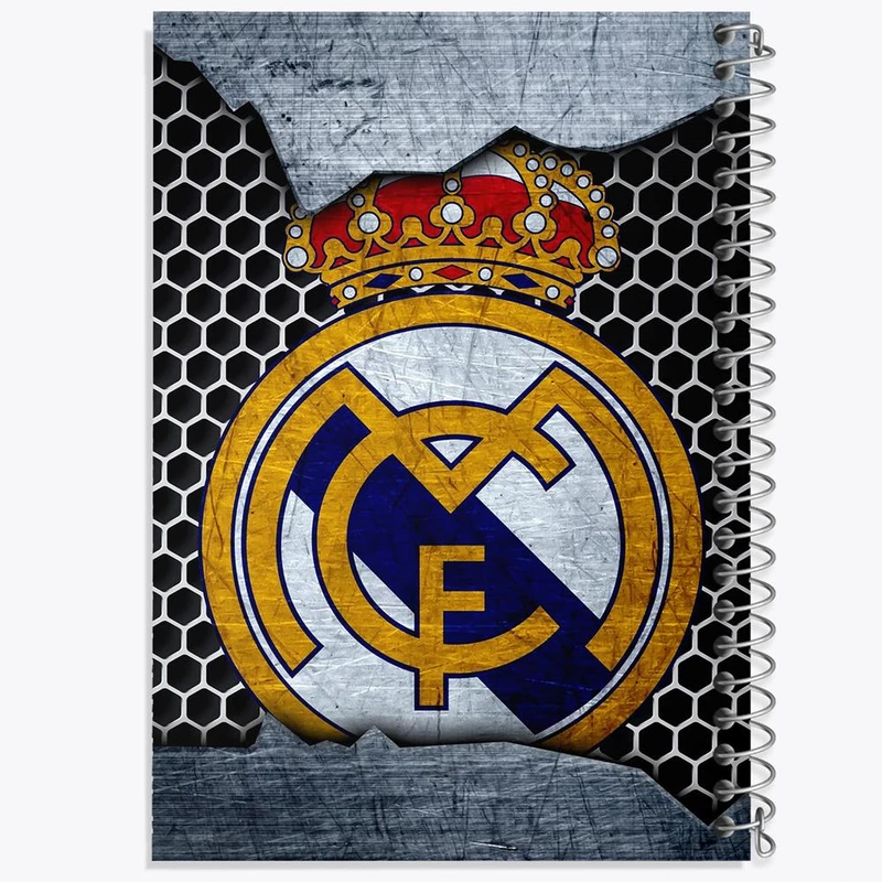 دفتر شطرنجی 50 برگ خندالو طرح باشگاه رئال مادرید کد 26334