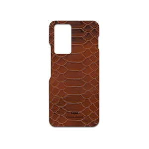 MAHOOT Brown-Snake-Leather Cover Sticker for Infinix Note 11 Pro