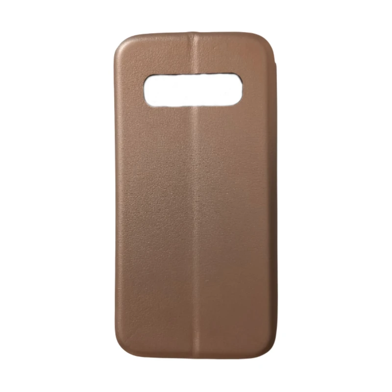 کیف کلاسوری مدل مگنتی طرح چرمی مناسب برای گوشی موبایل سامسونگ Galaxy S10