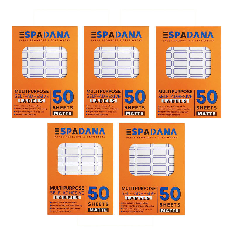 برچسب اسپادانا کد 102 مجموعه 250 عددی