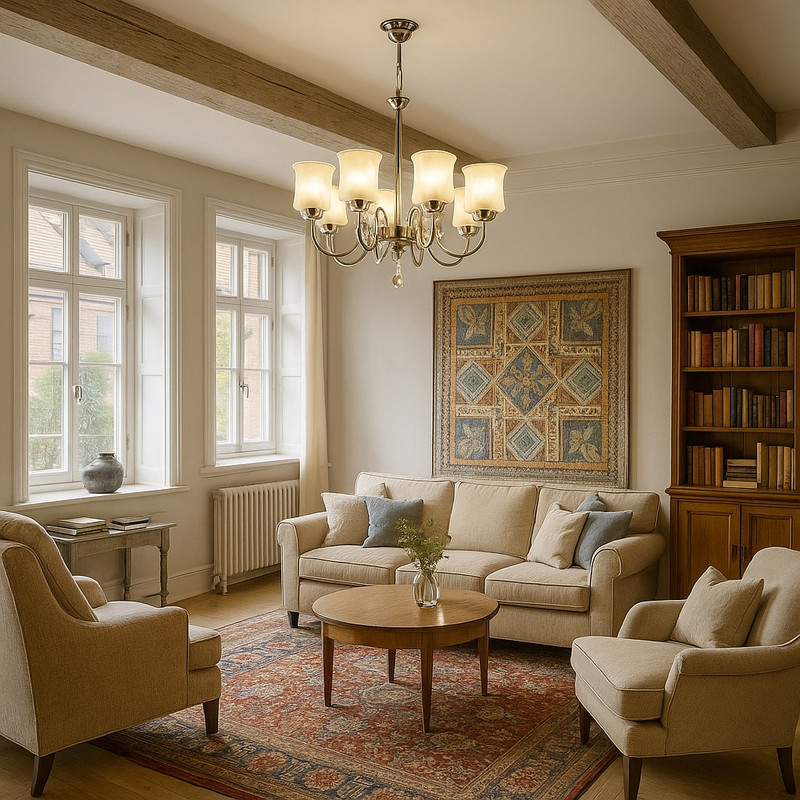لوستر 7 شعله شاهان تک مدل 45.21.B