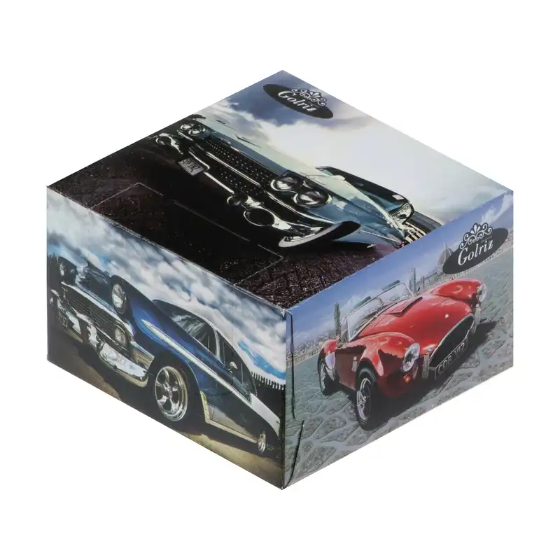 دستمال کاغذی 50 برگ گلریز طرح ماشين لوکس