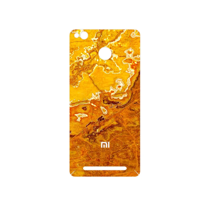 برچسب پوششی ماهوت مدل Gold Marble مناسب برای گوشی موبایل شیائومی Redmi 3 Pro