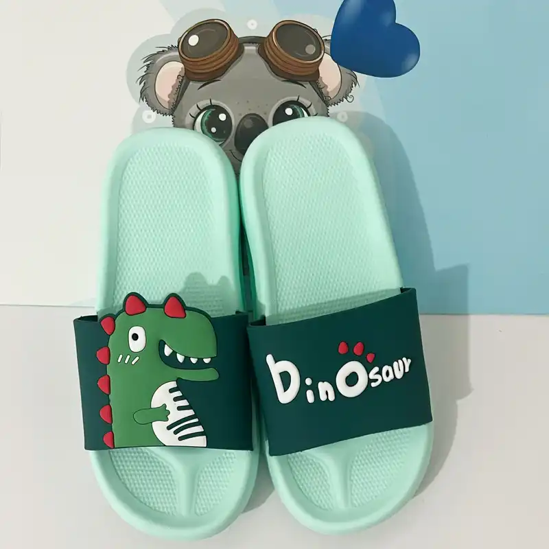 دمپایی پسرانه مدل دایناسور G734