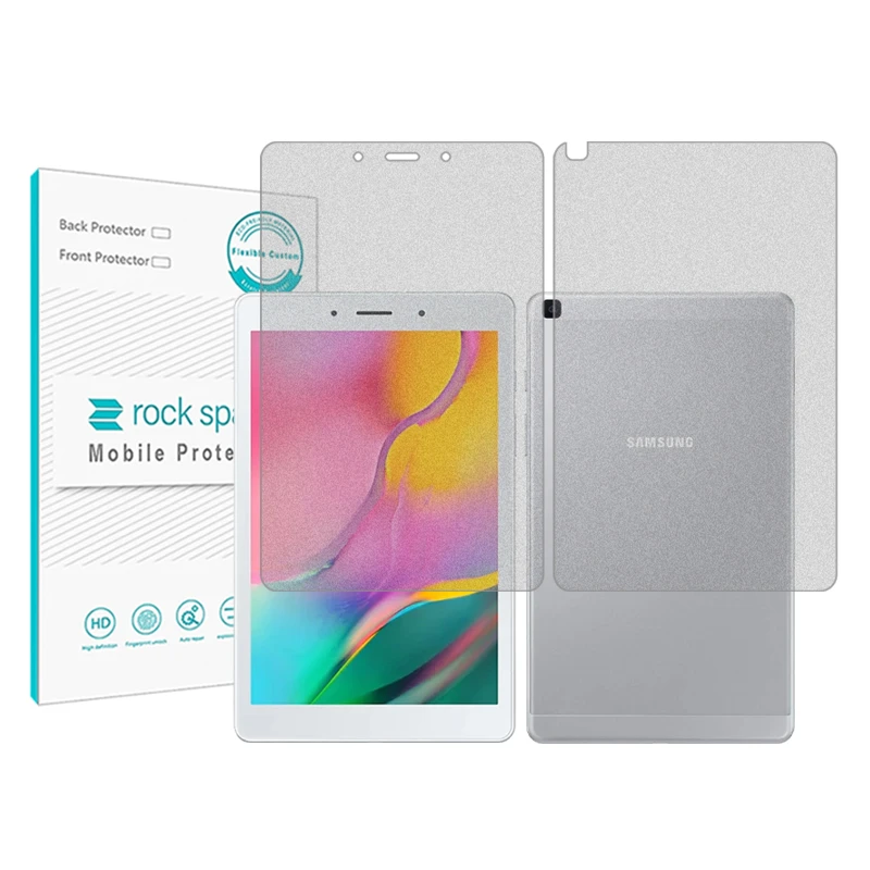 محافظ صفحه نمایش مات راک اسپیس مدل HyMTT مناسب برای تبلت سامسونگ Galaxy Tab A 8.0 (2019) به همراه محافظ پشت تبلت