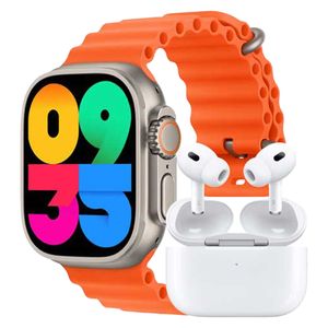 نقد و بررسی ساعت هوشمند ورنا مدل W49 Ultra with airpod pro به همراه هدفون بلوتوثی توسط خریداران