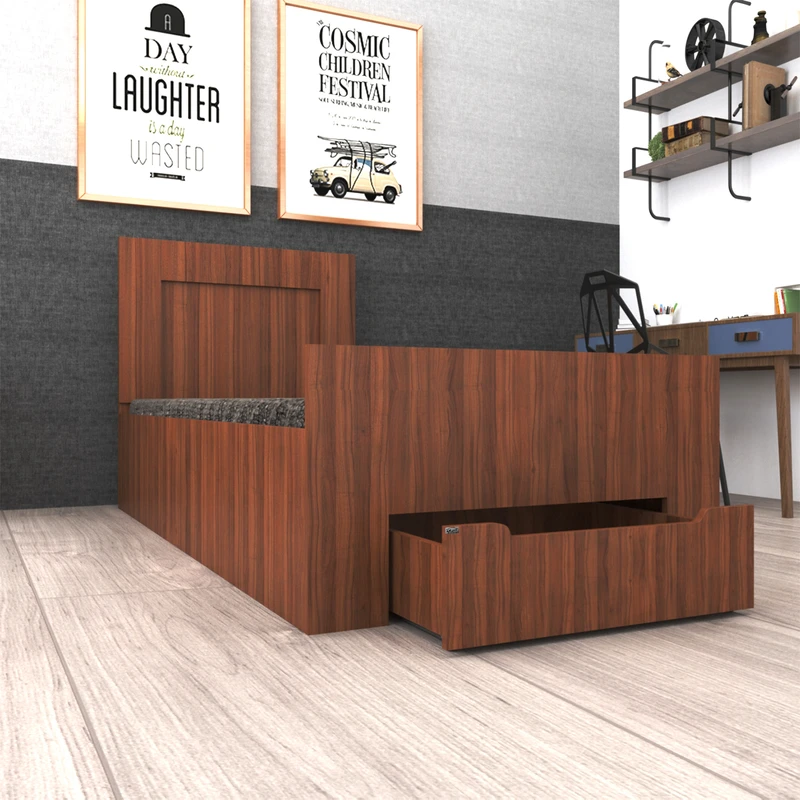   تخت خواب یک نفره اعیان مدل FH468 سایز 90x200 سانتی متر