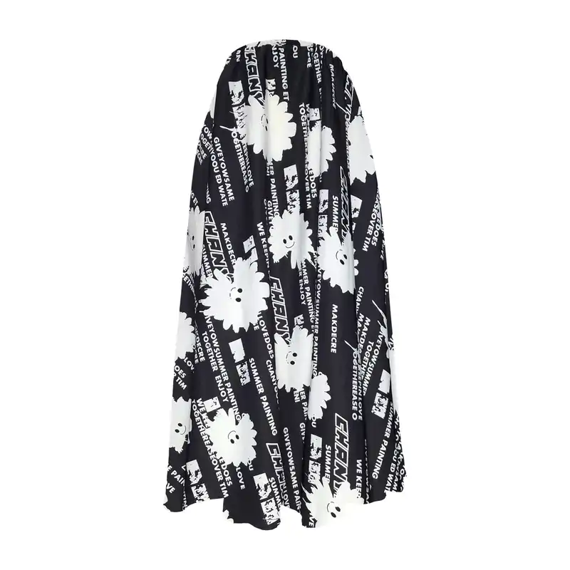 دامن کلوش زنانه مدل E13 رنگ مشکی