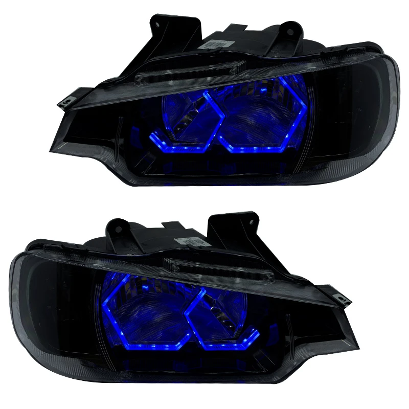 چراغ جلو خودرو گروه پژوهش صنعت مدرن مدل 3D-i8-Blu-B مناسب برای وانت آریسان بسته دو عددی