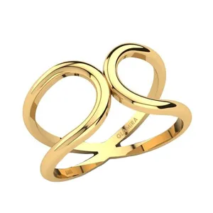  انگشتر طلا 18 عیار زنانه قیراط کد GH1312