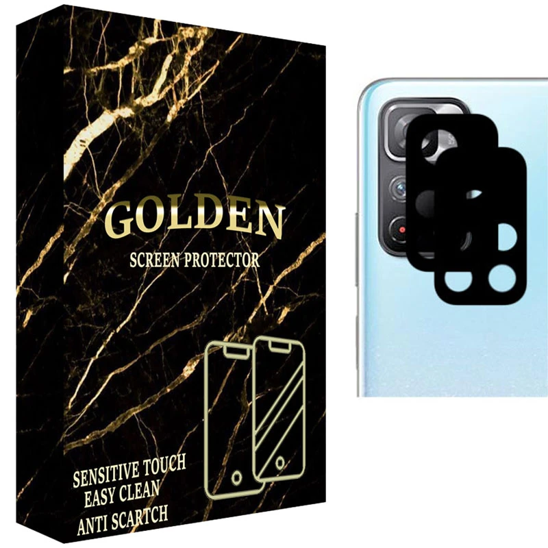 محافظ لنز دوربین گلدن مدل GLD-02 مناسب برای گوشی موبایل شیائومی Redmi note 11 5G بسته دو عددی
