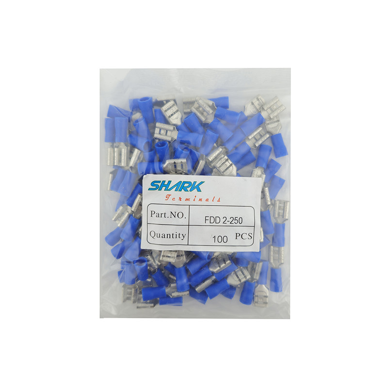 سرسیم کولری روکش دار شارک مدل FDD2-250 بسته 100 عددی