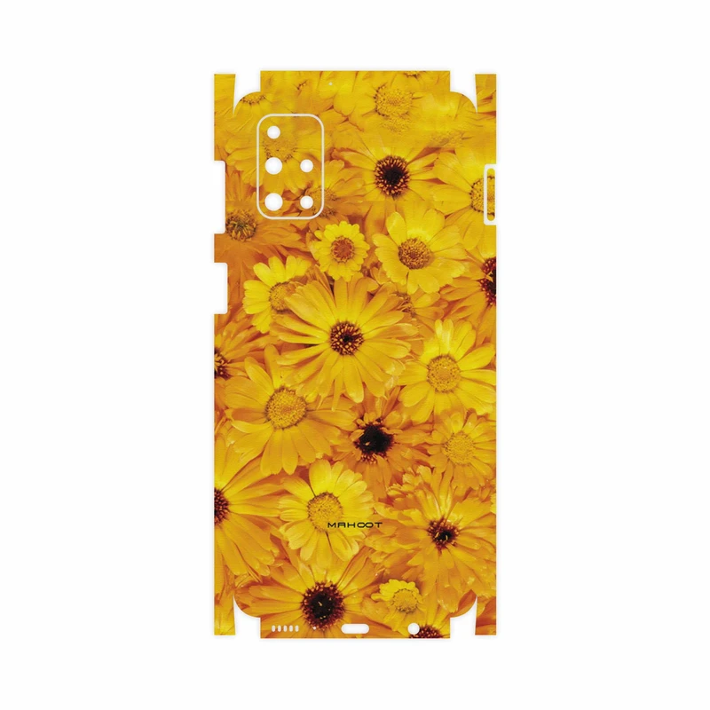 برچسب پوششی ماهوت مدل Yellow-Flower-FullSkin مناسب برای گوشی موبایل سامسونگ Galaxy M31S