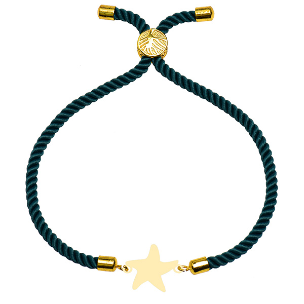 دستبند طلا 18 عیار دخترانه کرابو طرح ستاره مدل Krd1624