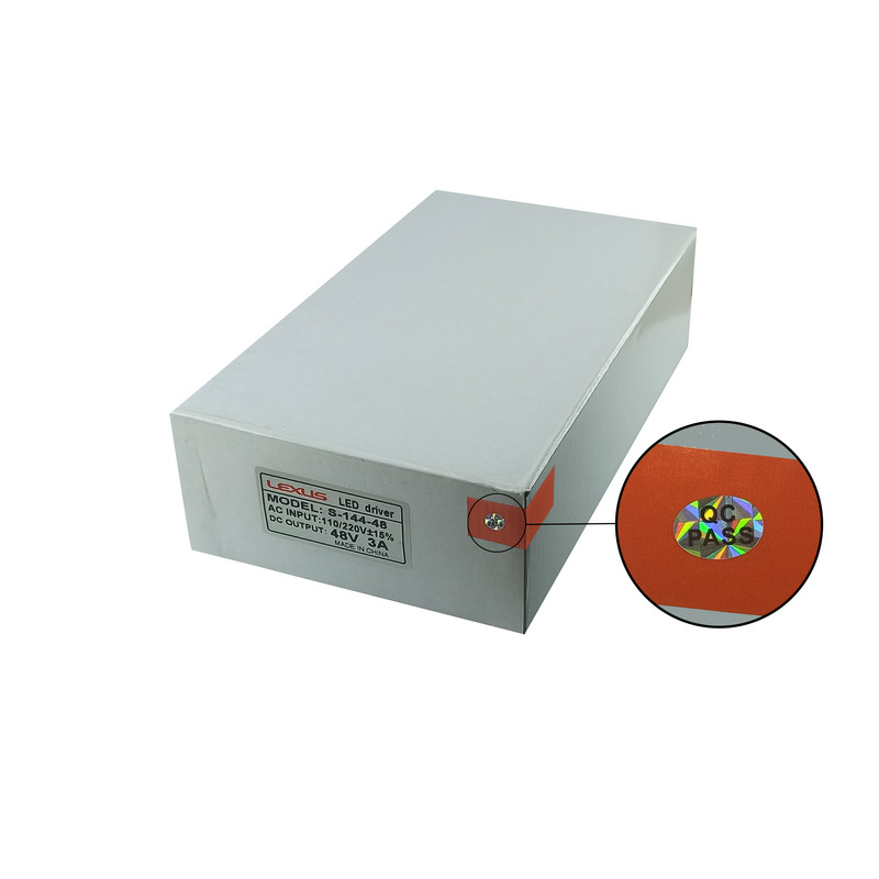 منبع تغذیه سوئیچینگ 48 ولت 3 آمپر لکسوس مدل S-144-48
