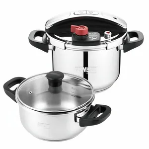 زودپز دوقلو بیسمارک مدل BM220 گنجایش 4 و7 لیتر