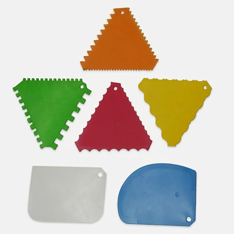 کاردک و شانه کیک مدل gh581 مجموعه 6 عددی