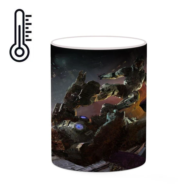 ماگ حرارتی کاکتی مدل بازی هالو Halo 2 کد mgh29026