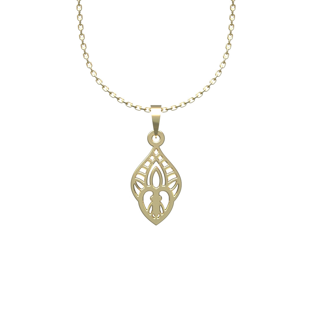 گردنبند طلا 18 عیار زنانه مدوپد مدل هندسی کد W2-1-1135 گردنبند طلا 18 عیار زنانه مدوپد مدل هندسی کد W2-1-1135