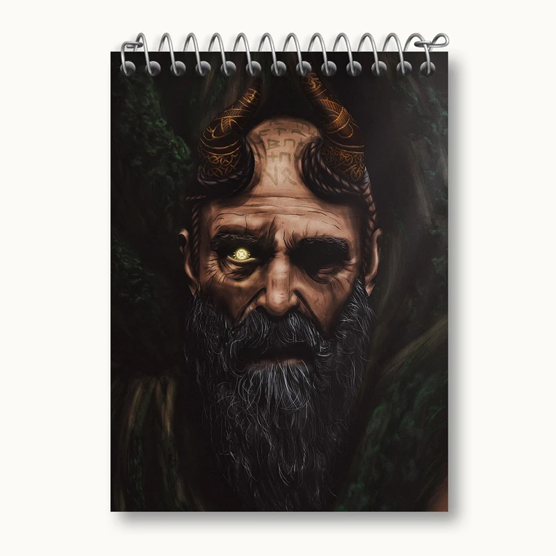 دفتر یادداشت 50 برگ خندالو مدل گاد آف وار کد 30457