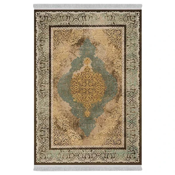 فرش پارچه‌ای دفه مدل فرشینه طرح مدرن کد 955