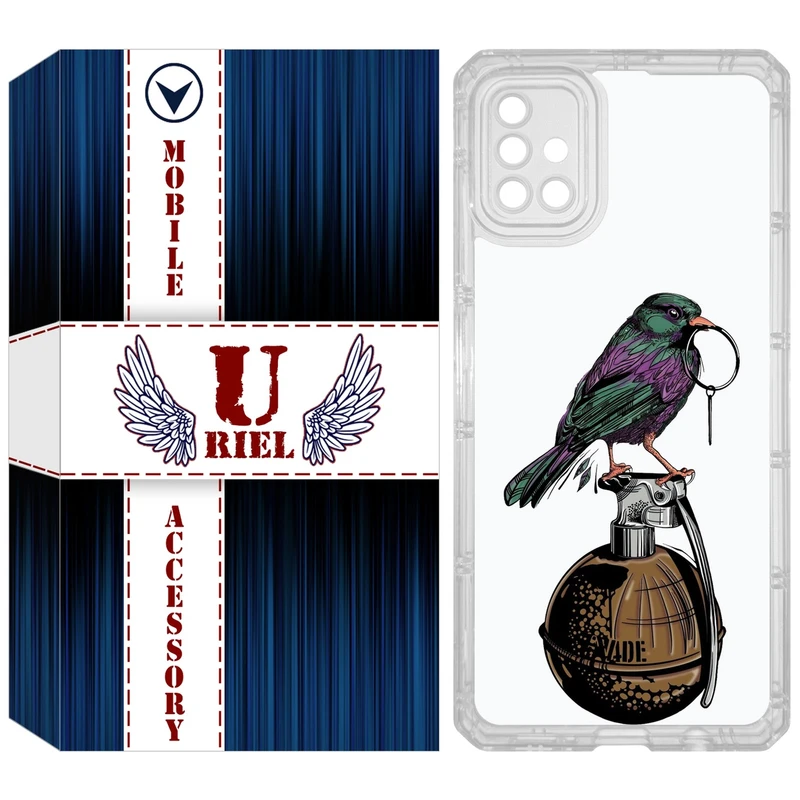 کاور یوریل مدل Clear کد 31 طرح پرنده مناسب برای گوشی موبایل سامسونگ Galaxy A51