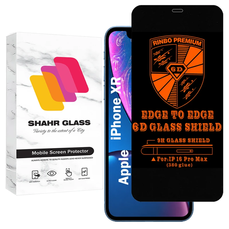 محافظ صفحه نمایش شهر گلس مدل RINBO200 مناسب برای گوشی موبایل اپل iPhone XR