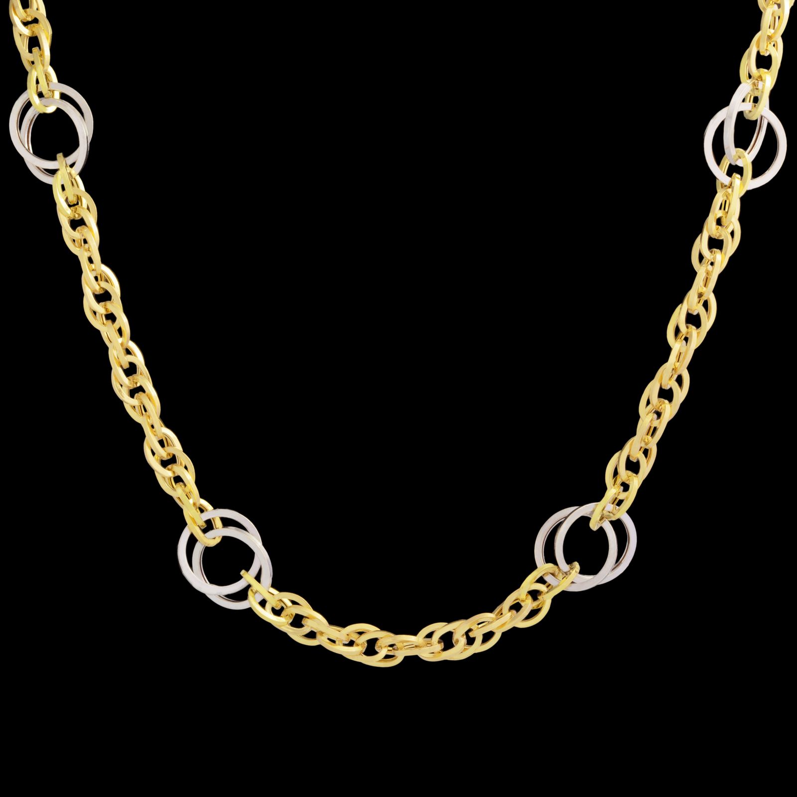 زنجیر طلا 18 عیار زنانه طلای مستجابی مدل اسپادانا کد 043 -  - 1