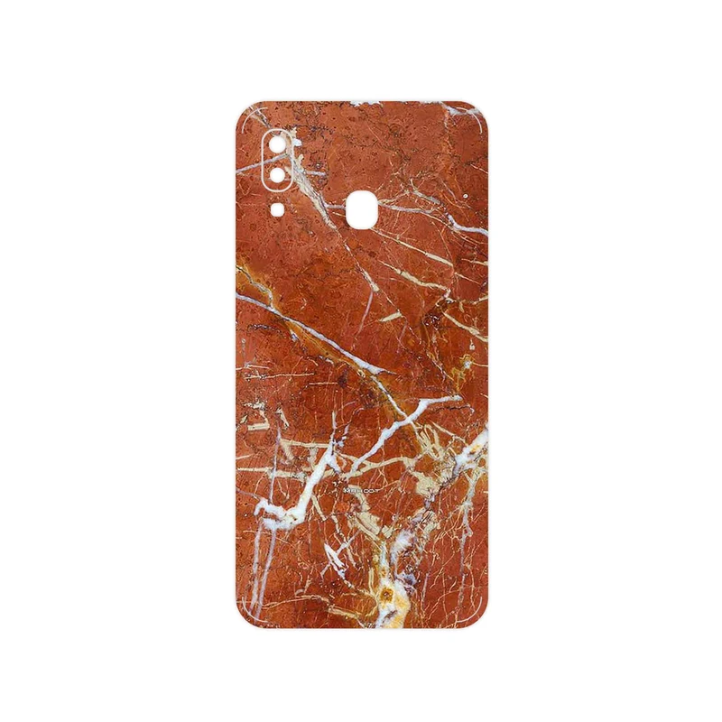 برچسب پوششی ماهوت مدل Red Marble مناسب برای گوشی موبایل سامسونگ Galaxy A30