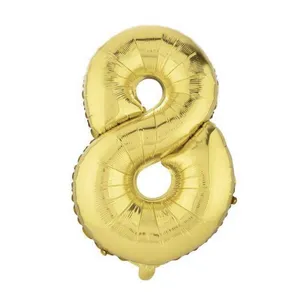 بادکنک فویلی مدل عدد 8